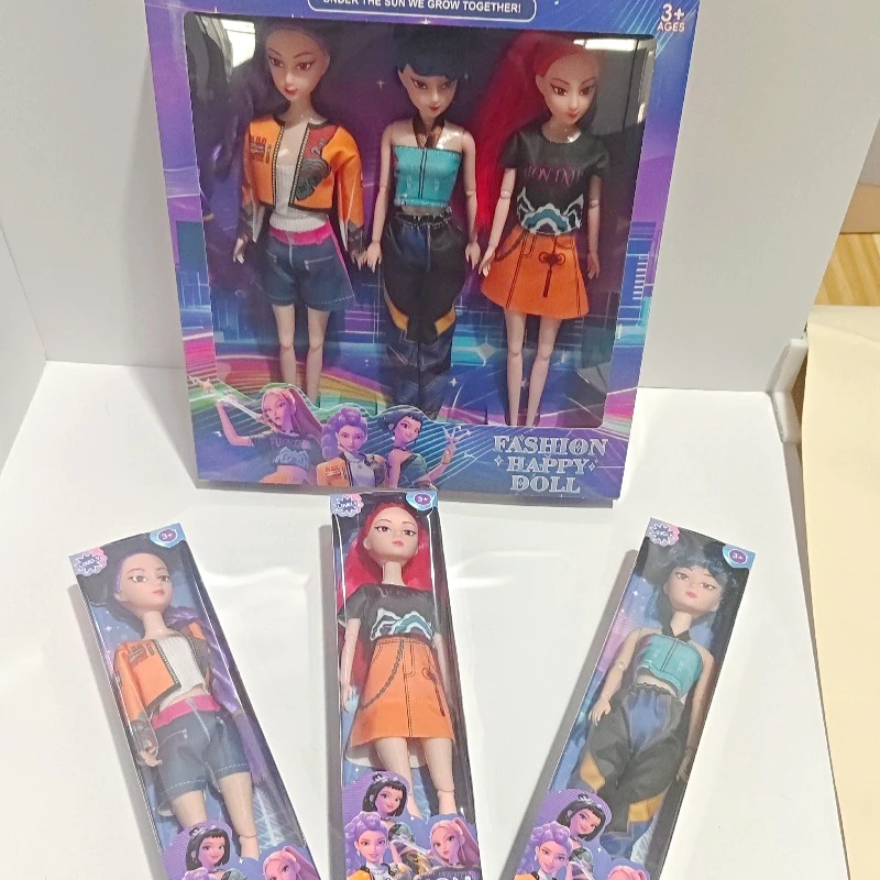 2025 HOT K-POP Hunters Action Figure Toy Demon Slayer – Rumi/Mira/Zoey Character Vinyl Doll Christmas Gifts