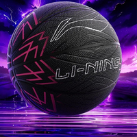 Li-Ning Thunderbolt Basketball LBQK202 - Size 7 Wearproof PU Sweat Control Outdoor Cement & Indoor Court Ball