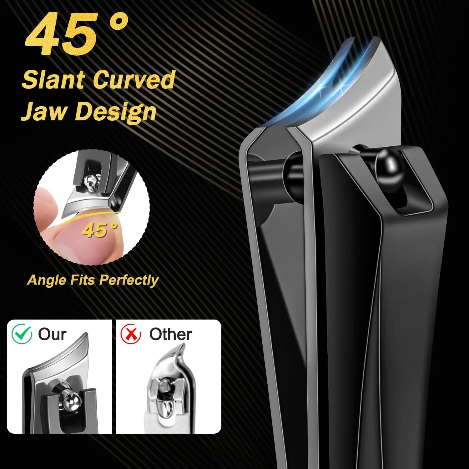 5 قطعة/7 قطعة مجموعة الثقيلة مسمار كليبرز بزاوية رئيس كبير أظافر كليبرز نام تو مسمار كليبرز لكبار السن أظافر سميكة