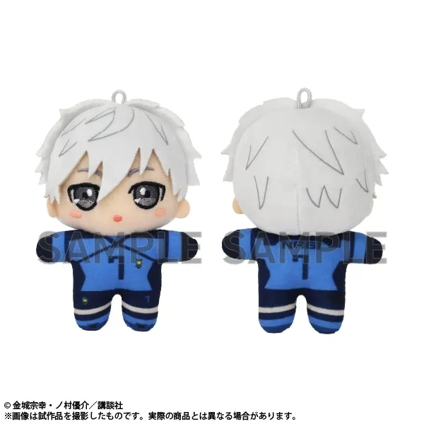 Anime Blue Lock 10CM Cartoon Stuffed Model Toys Original Meguru Bachira Yoichi Isagi Hyouma Chigiri Rensuke Pendant Plush Dolls