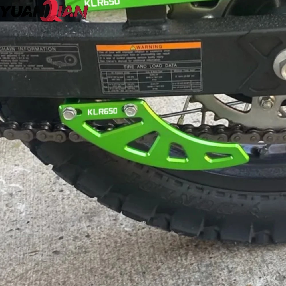 

Motorcycle Aluminum Parts Chain Guide Guard Protector For Kawasaki KLR 650 KLR650-E KLR650 2008-2018 2017 2016 2015 2014 2013