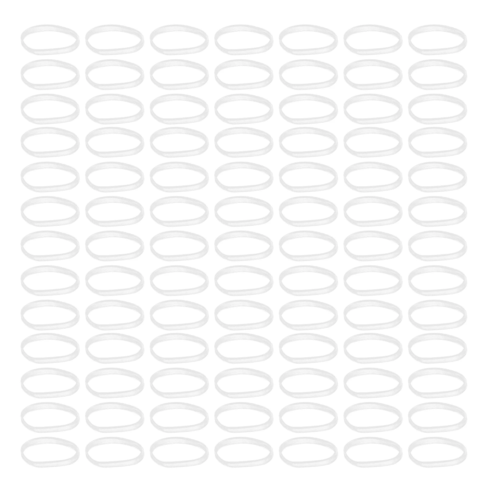 

Tiny Clear Hair Elastics Clear Rubber Bands for Elasticity Durable Transparent Design for Everyday Wear