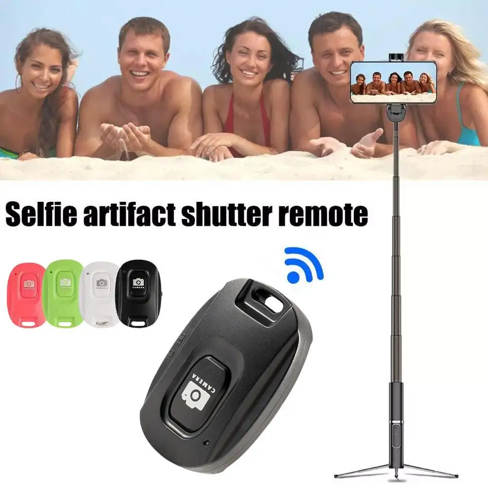 Bluetooth Selfie Remote Control Button Wireless Controller Phone Camera Selfie Controller For Ios Andriod Phone W2p5