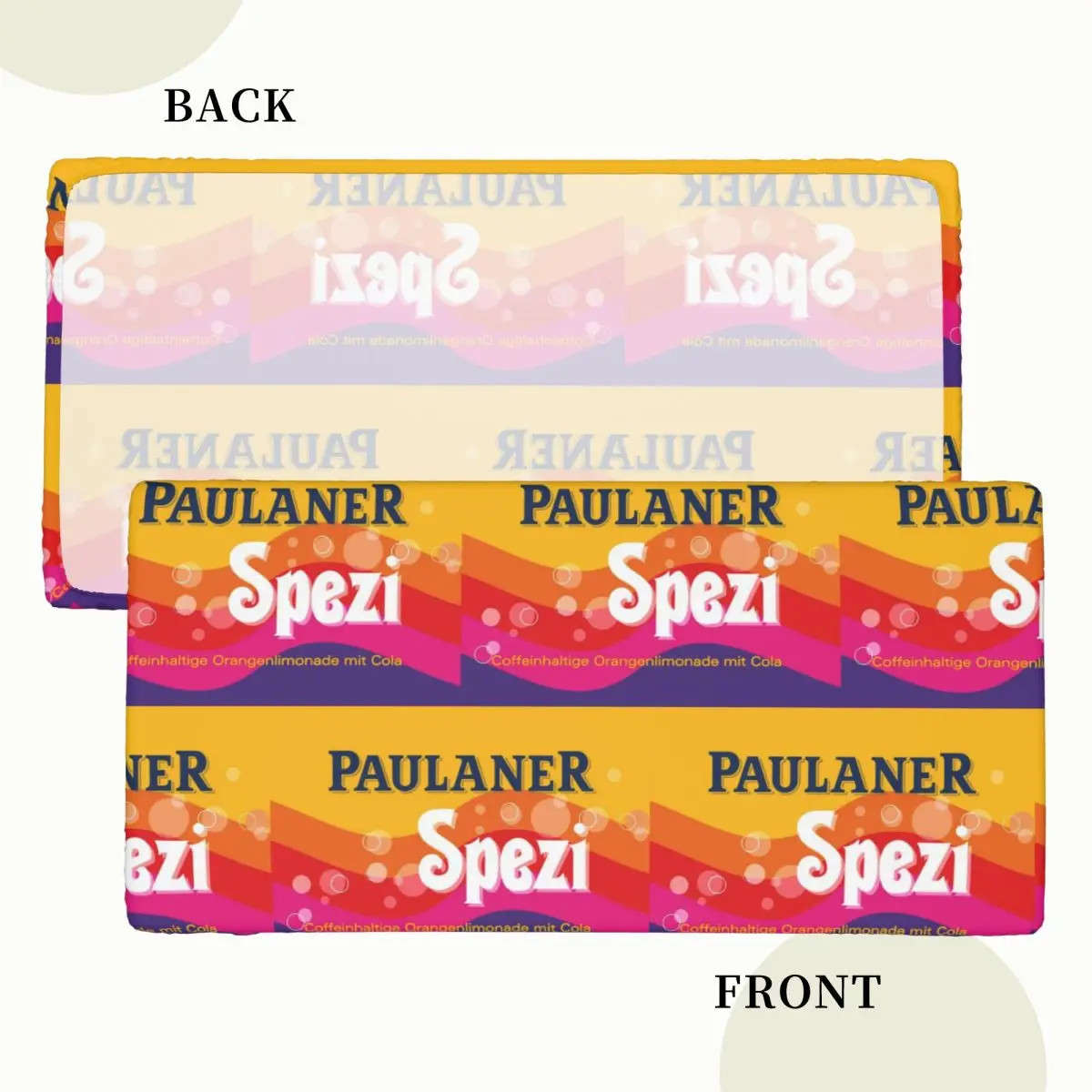 Paulaner Spezi Munich Custom Rectangular Tablecloth Waterproof Table Cover for Festival Party Decorations Table Cloth
