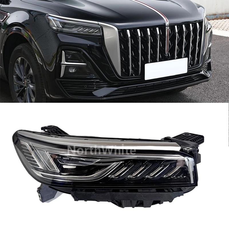 5 Pins Head Lamp Head Light For HongQi HS5 Daytime Running Lights