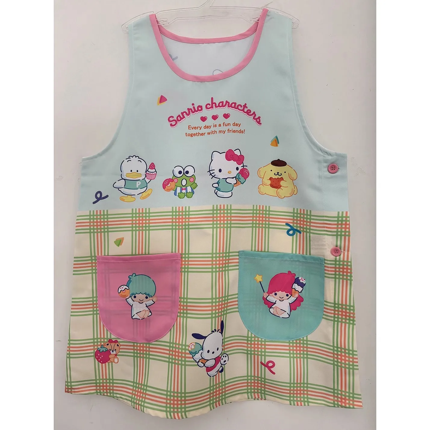 

Miniso Sanrio Characters Polyester Adult Apron Women Men Household Kitchen Product Avental De Cozinha Delantal Cocina