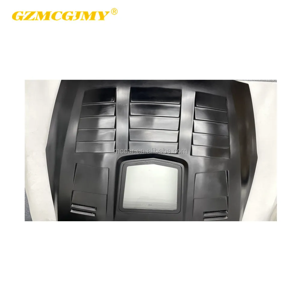 

High quality black car hood suitable for Nissan GTR35 R35 transparent car hood