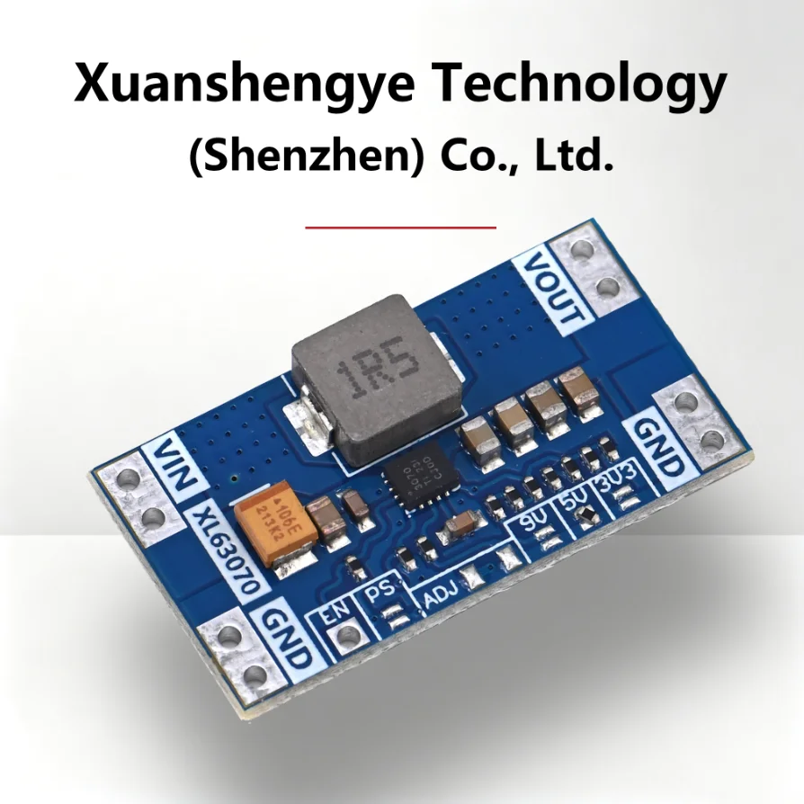 TPS63070 Automatic Buck‑Boost Power Module, 2‑16V Input, 3.3V 5V 9V Output, Lithium Battery USB Voltage Regulator Module 2A
