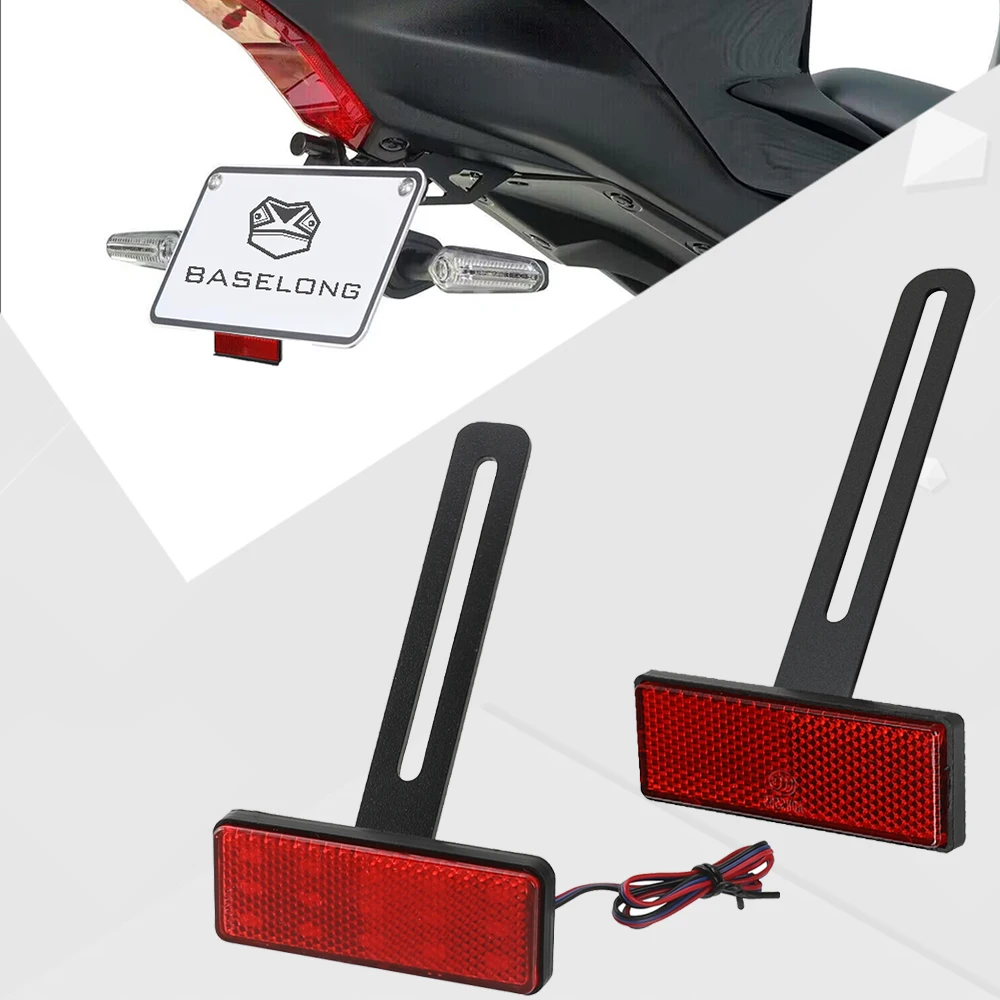 

Motorcycle LED Number Plate Light With Red Reflector for BMW F900GS F750GS F850GS F 850 750 GS ADVENTURE ADV F 900 GS 2019~2026