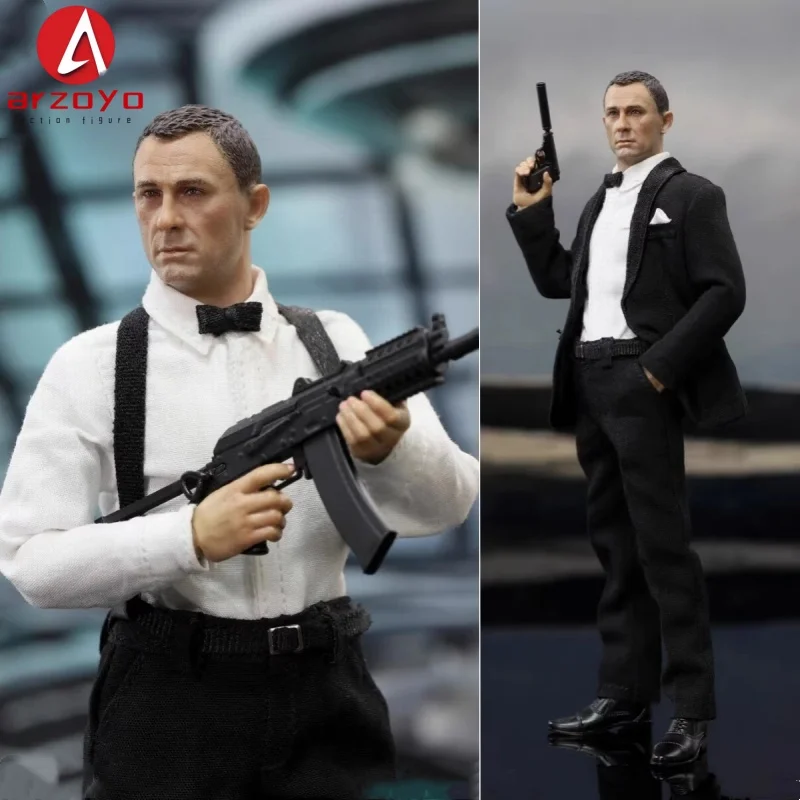 

DID XT80018 1/12 Scale MI6 Agent Jack Action Figure Suit Ver. Palm Hero Male Soldier Action Figure Full Set for Collection