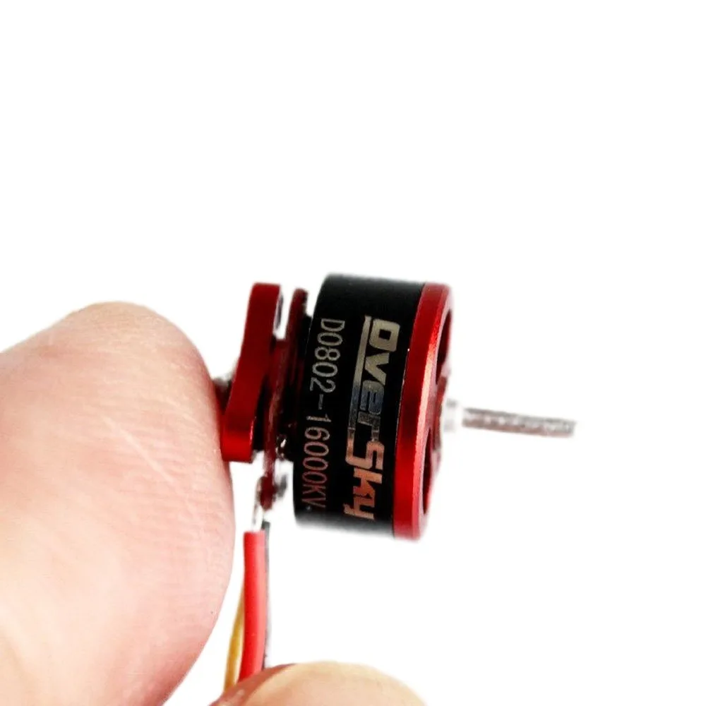 D0802 Brushless Motor 16000KV 19000KV 25000KV 1.0mm Shaft 9N12P 1-2S Lipo for 65-85mm FPV Quadcopter Frame Replacement Motor