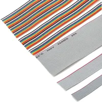 1/3/5Meter 6P/8/10/12/14/16/20/26/30/34/40 Pin 1.27mm Pitch Grey/Color Flat Ribbon Cable 28 AWG Wire For 2.54mm FC IDC Connector