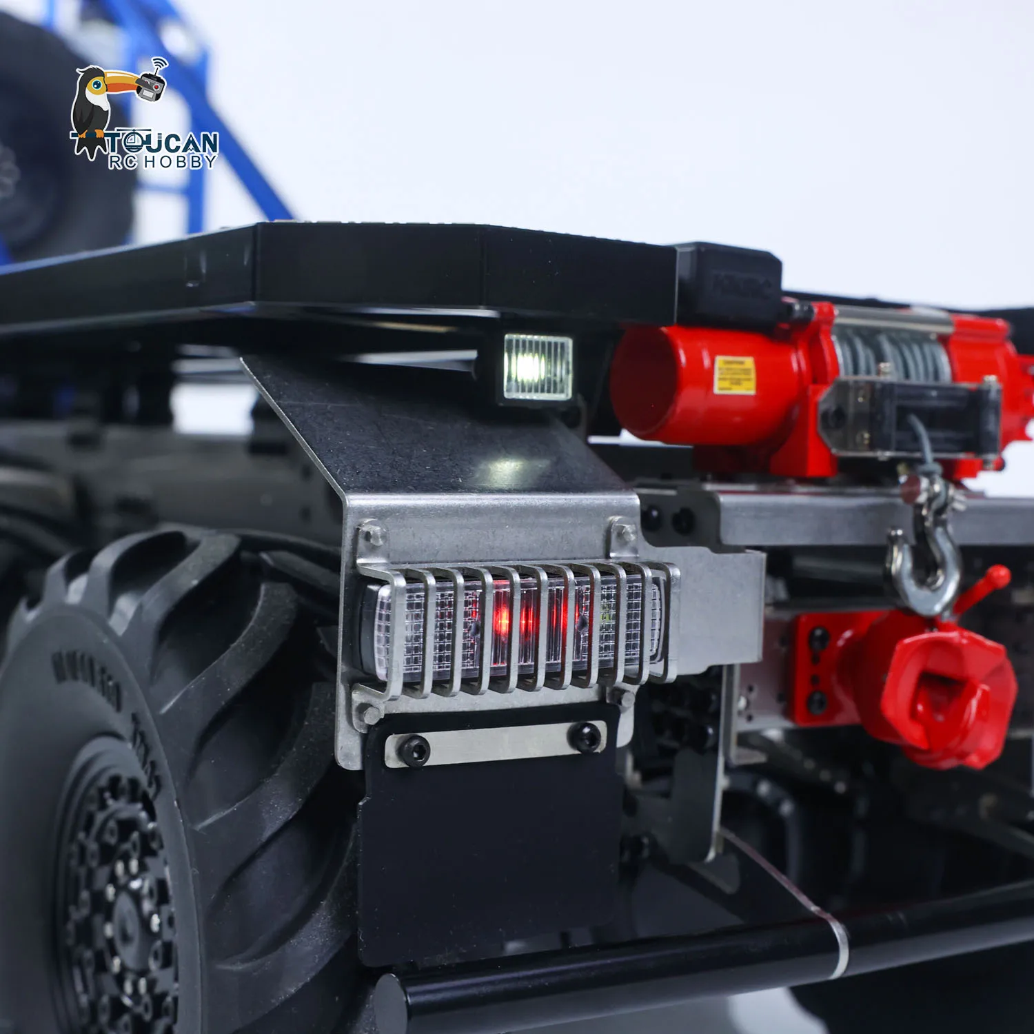 1/14 8X8 RC Rock Crawler Cars BZ 3363 Radio Control Off Road Flatbed Truck Model Speelgoed As sloten Stromend Water Licht Achter Lier