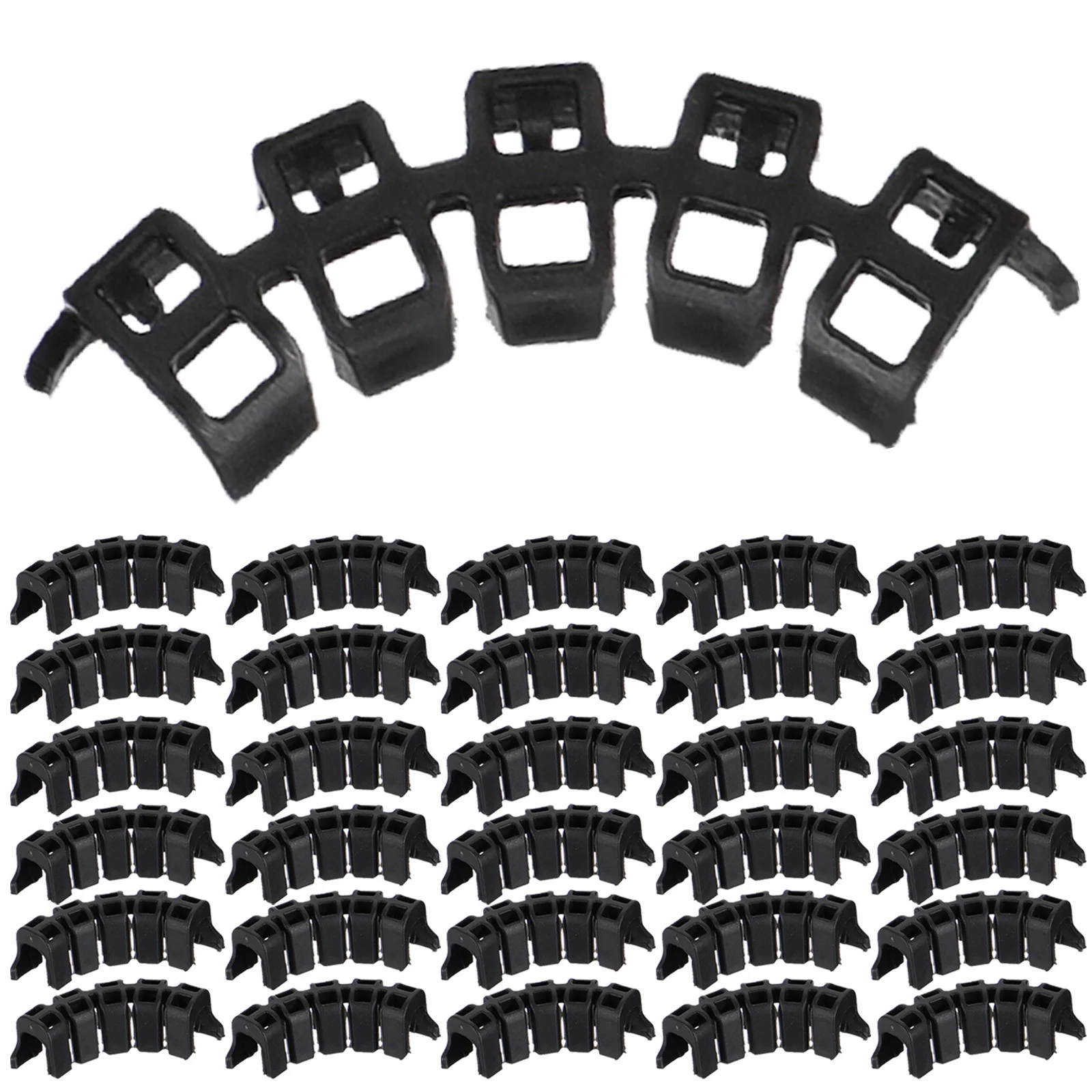 

100 pcs Tomato Clamp Plastic Vegetable Vine Support Clips Plant Bender Tool For Tomato Planting Branches Fixing Holder