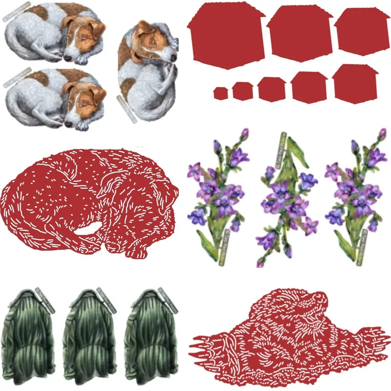 In The Dog House Wrapped Up Stanley Metall-Schneidrahmen-Stanzformen 2026 Neue Vorlagen DIY Scrapbooking Papierbasteln Bastelzubehör
