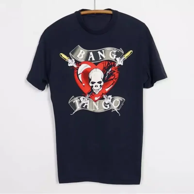 Vtg Bang Tango Band Psycho Caf Tour T Shirt For Men Black All Size Cotton LL413