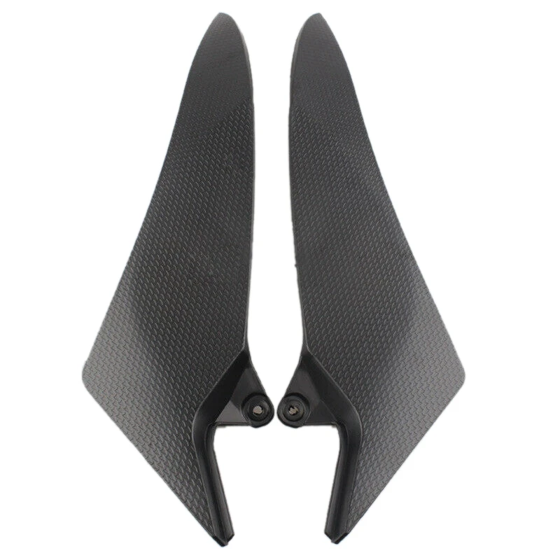 Motorcycle Black Gas Tank Side Cover Panel Fairing Trim Cowl For Yamaha YZF R1 2009-2014 YZF-R1 YZFR1