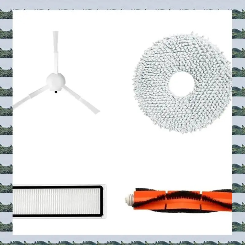 

ABQR For Xiaomi Robot X10+ X10 Plus B101GL Robot Vacuum Cleaner Main Side Brush Hepa Filter Mop Cloth Dust Bags Accessories