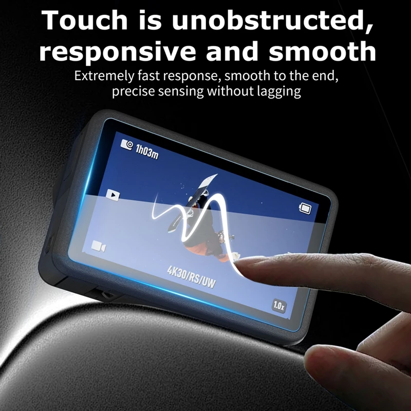 Para DJI Osmo Action 5 Pro lente de cámara deportiva HD película de vidrio templado inastillable cobertura completa Kit de película protectora antiarañazos