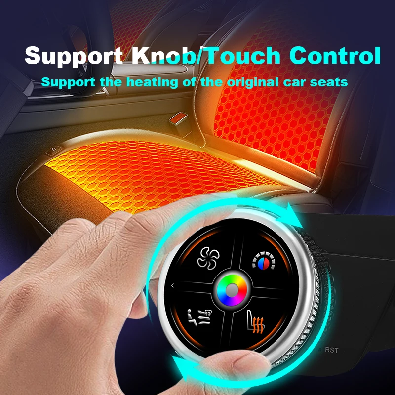 Car AC Panel for BMW 3 Series F30 F31 F34 F35 2013-2019 Air Conditioning Control Touch LCD Climate Digital Screen Plug and Play