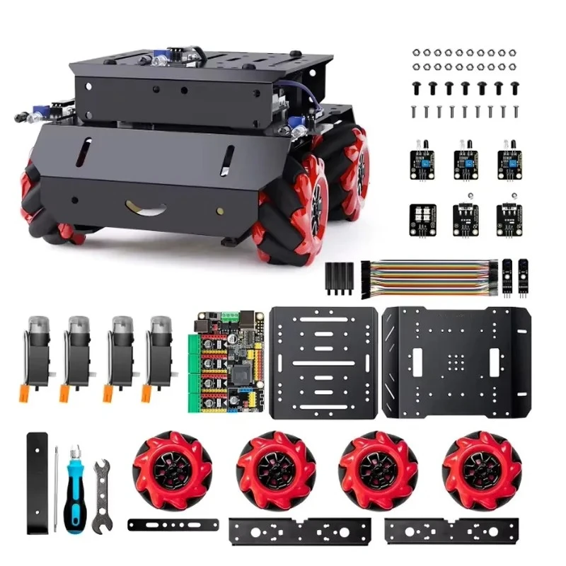 2026 New, High Quality, Advanced Mechanical Coding Metal Car Kit Arduino IDE Compatible STEM Educational Programming