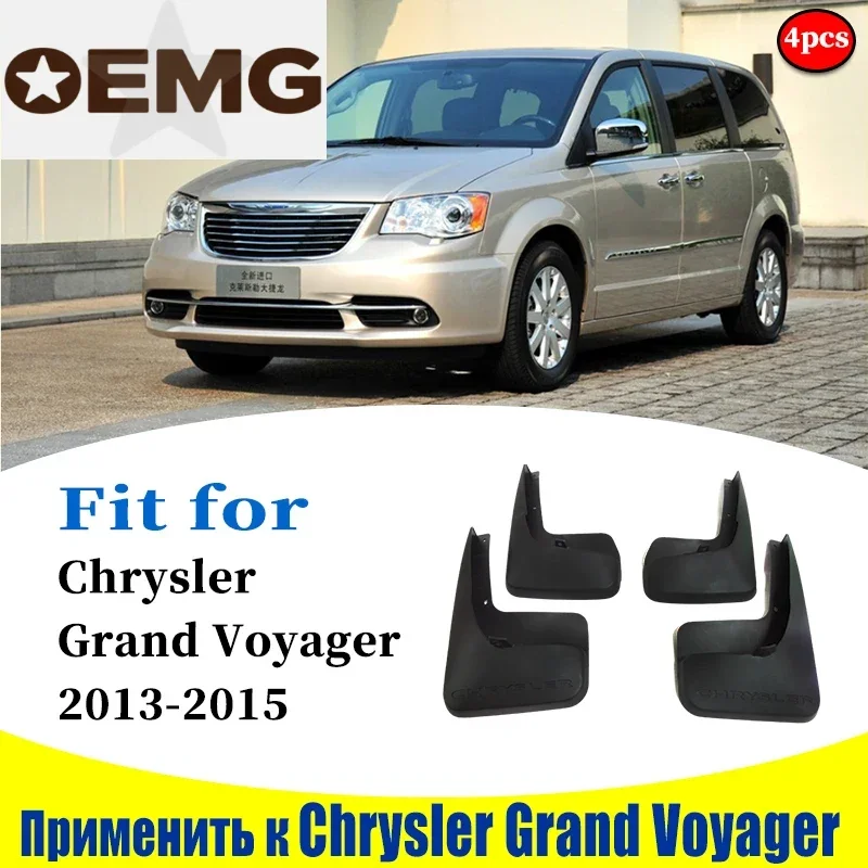 

Mudflaps FOR Chrysler Grand Voyager Mudguards Fender Mud Flap Guard Splash Mudguard Fenders car accessories auto styline 4pcs
