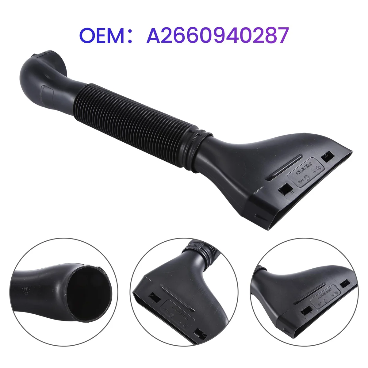 

A2660940287 2660940287 Auto Parts Car Air Intake Duct Pipe for Mercedes Benz W245