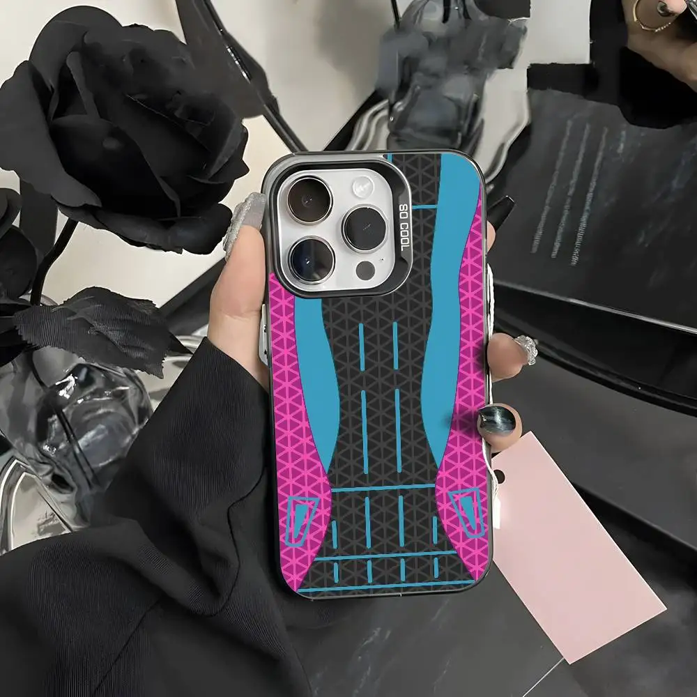 CS 2 Csgo حافظة هاتف جلدية لهاتف آيفون 17 16 15 14 13 12 11 Pro Max Air متعدد الألوان ماتي ليزر معدني أورورا فوندا