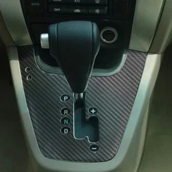 For Hyundai Tucson 2005-2013 Interior Central Control Panel Door Handle Carbon Fiber Stickers Decals Car styling Accessorie