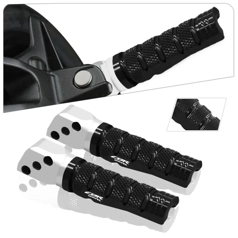 

NEW Sales cbr600rr Motorcycle Rear Footrest Pedal For CBR600RR ABS CBR600RA Rear Passenger FootPeg Anti-slip Foot Rest PedalS