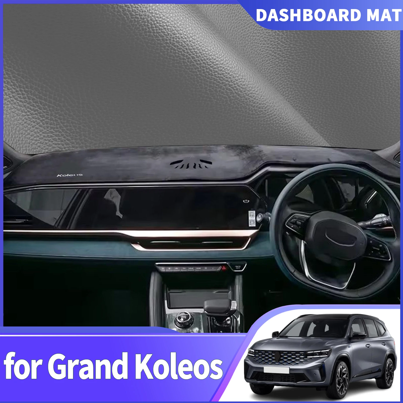 

fit for Renault Grand Koleos 2024 2025 2026 Dashmat Dashboard Cover Pad Protective Carpet DashMat Sunshade Car Accessories