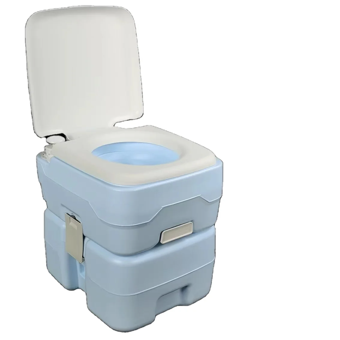 Caravan Motor Home Trailer Gravity Flush Toilet Plastic White