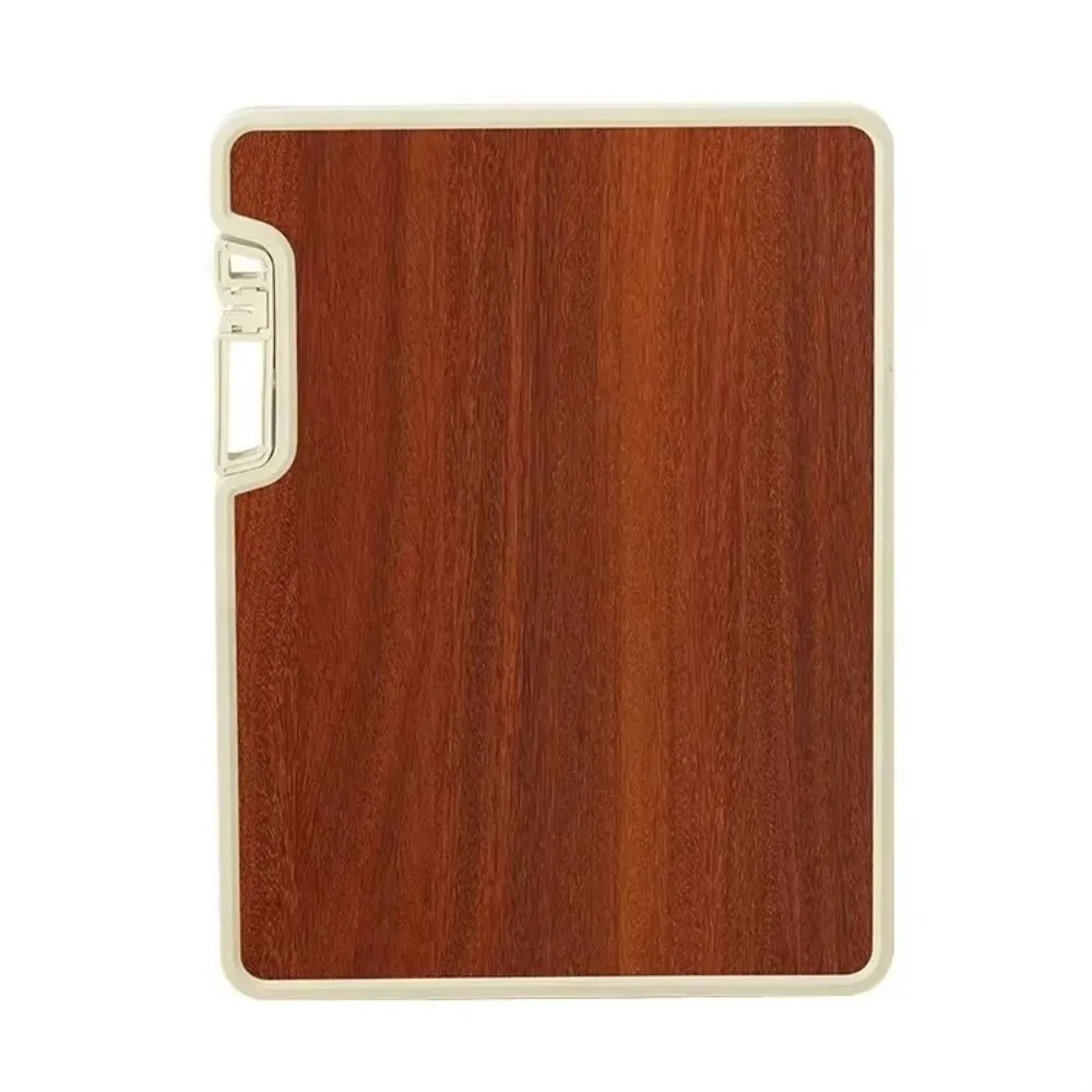 

Double-sided Kitchen Chopping Board Wood Antibacterial Fruit Cutting Board Stand Design Mildew-proof Chef Chopping Block