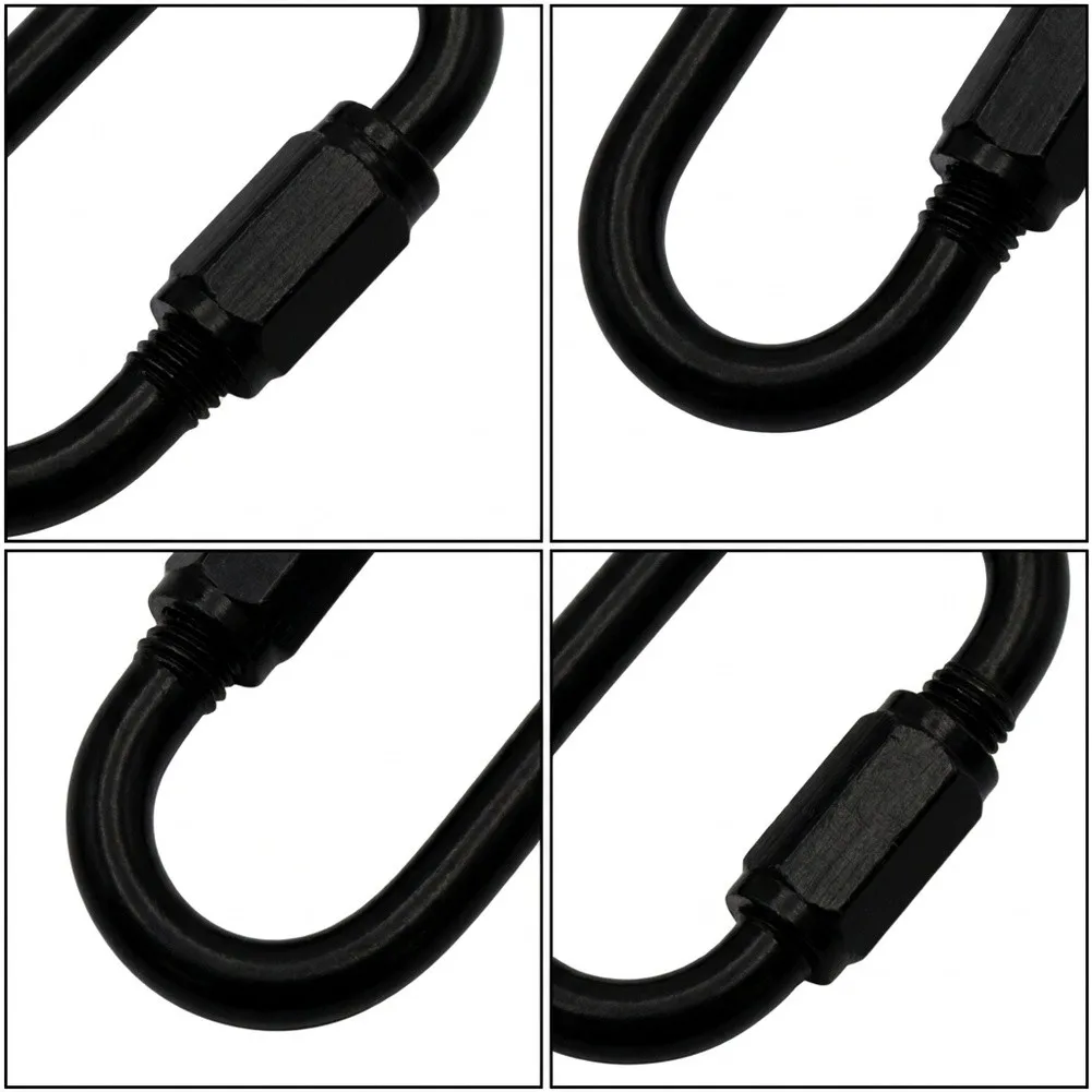 Outdoor Adventure Locking Connector Metal Chain for Quick Link Locking Link Keychain Hardware Secure Fit Mechanism