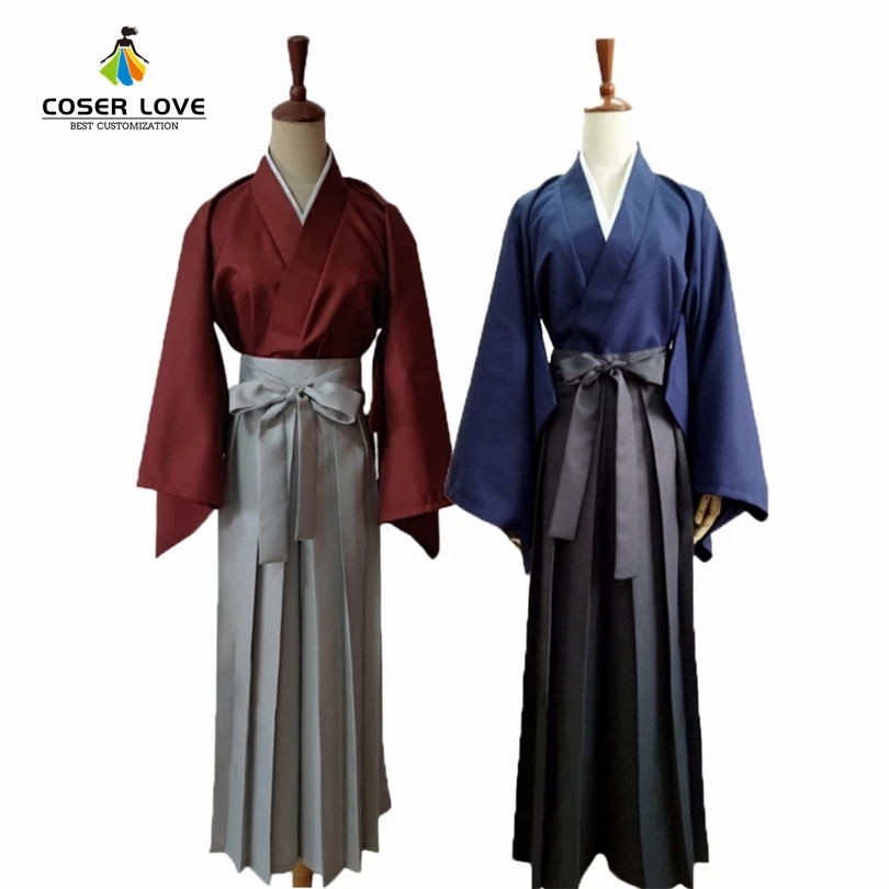 Rurouni Kenshin Himura Kenshin Customizable Cosplay Costume Carnival Halloween Christmas Outfit