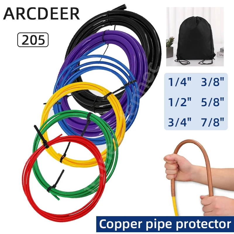 

Защитная пленка для медных труб из полиэтилена, 1/4 дюйма/3/8 дюйма/1/2 дюйма/5/8 дюйма, антидеформационная защитная трубка для медных труб, трубка для кондиционера 205