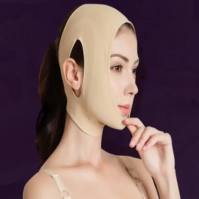 페이스 리프트 V 쉐이퍼 얼굴 슬리밍 붕대 턱 볼 벨트 주름 방지 스트랩