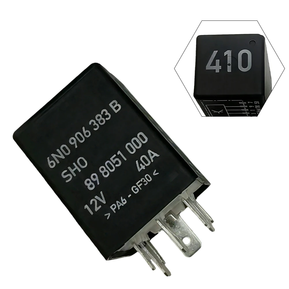 

Fuel Pump OE Replacement Fuel Pump Relay Plastic Metal Construction Handles 40A Current Engine Bay Installation