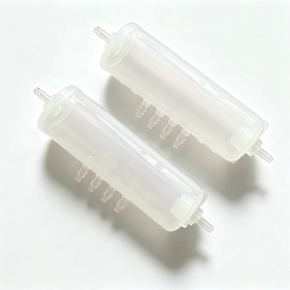1PC Buffer Bottle Filter, White Ink Circulation Splitter Diverter Compatible with for Epson XP600 4720 5113 Printhead