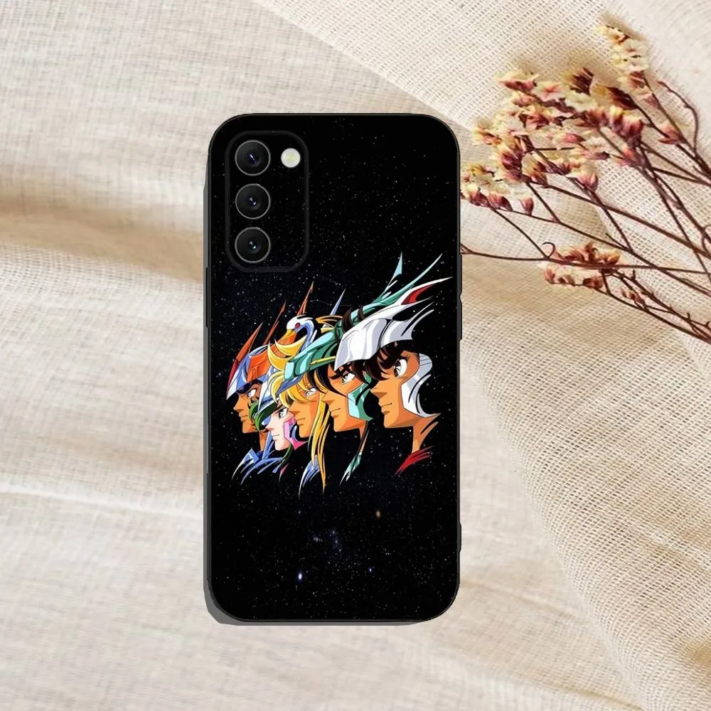 S-Saint Seiya Knights Zodiac Phone Case For Samsung Galaxy A20,A21s,A22,A31,A32,A52,A53,A72,73,A80,A91Soft Black Cover