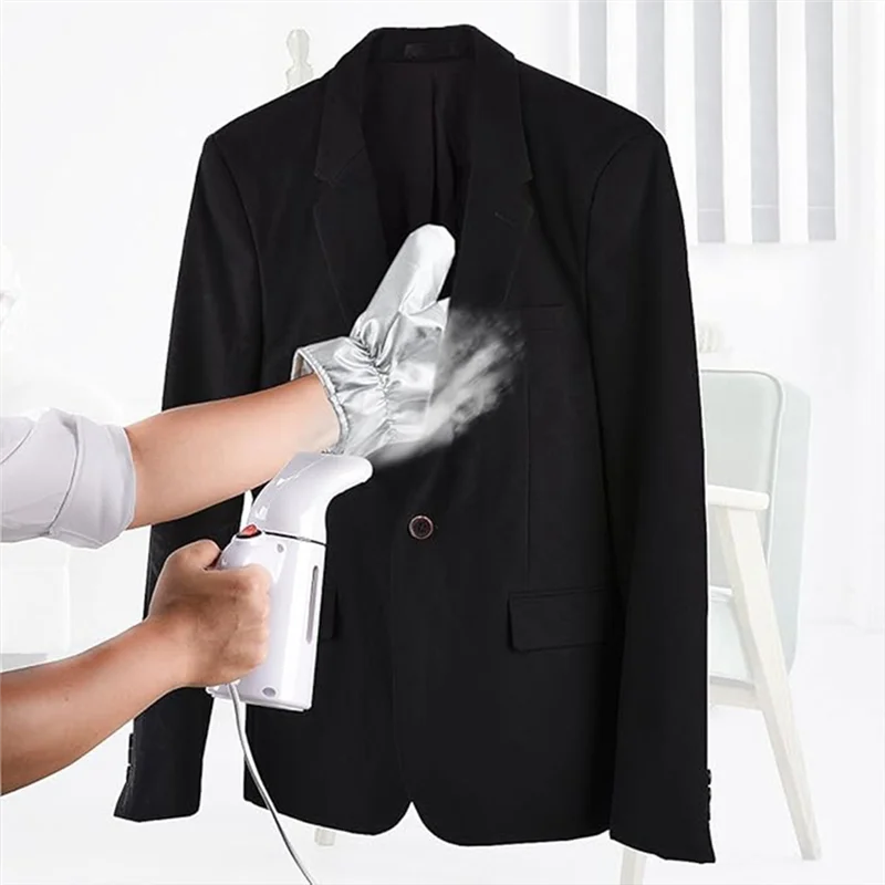 B64B-Garment Steamer Mitt Accessories For Clothes Steam Glove Heat Resistant Ironing Gloves