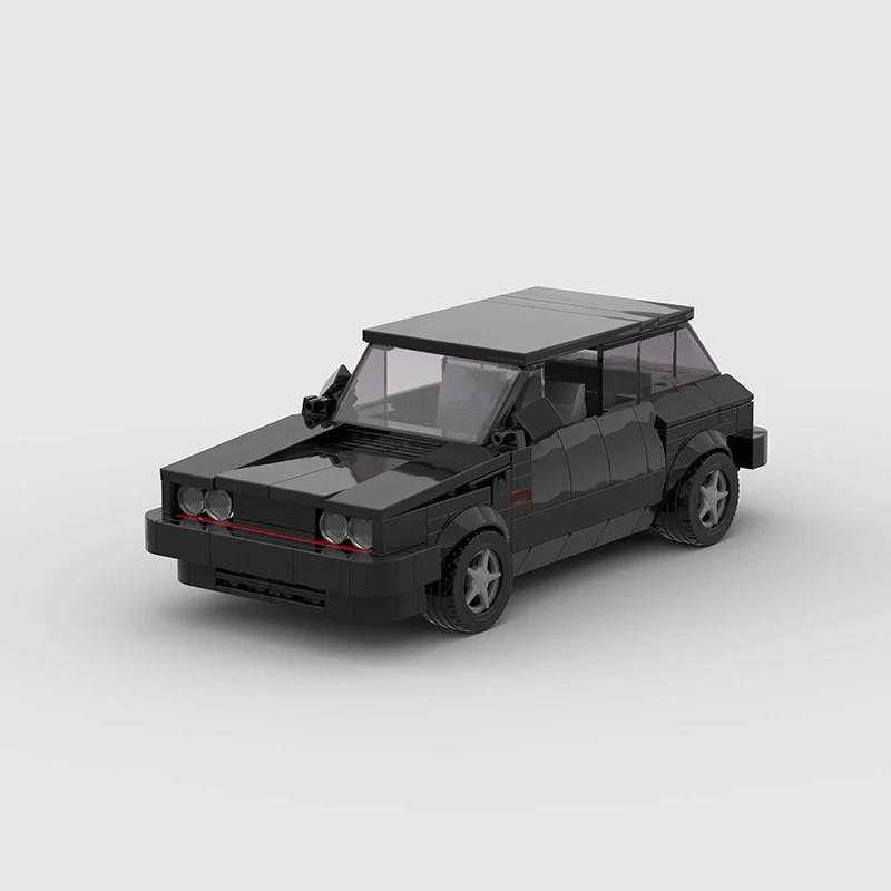 

MOC Building Blocks Compatible 8 Grid Sports Car Style Assembly Toy