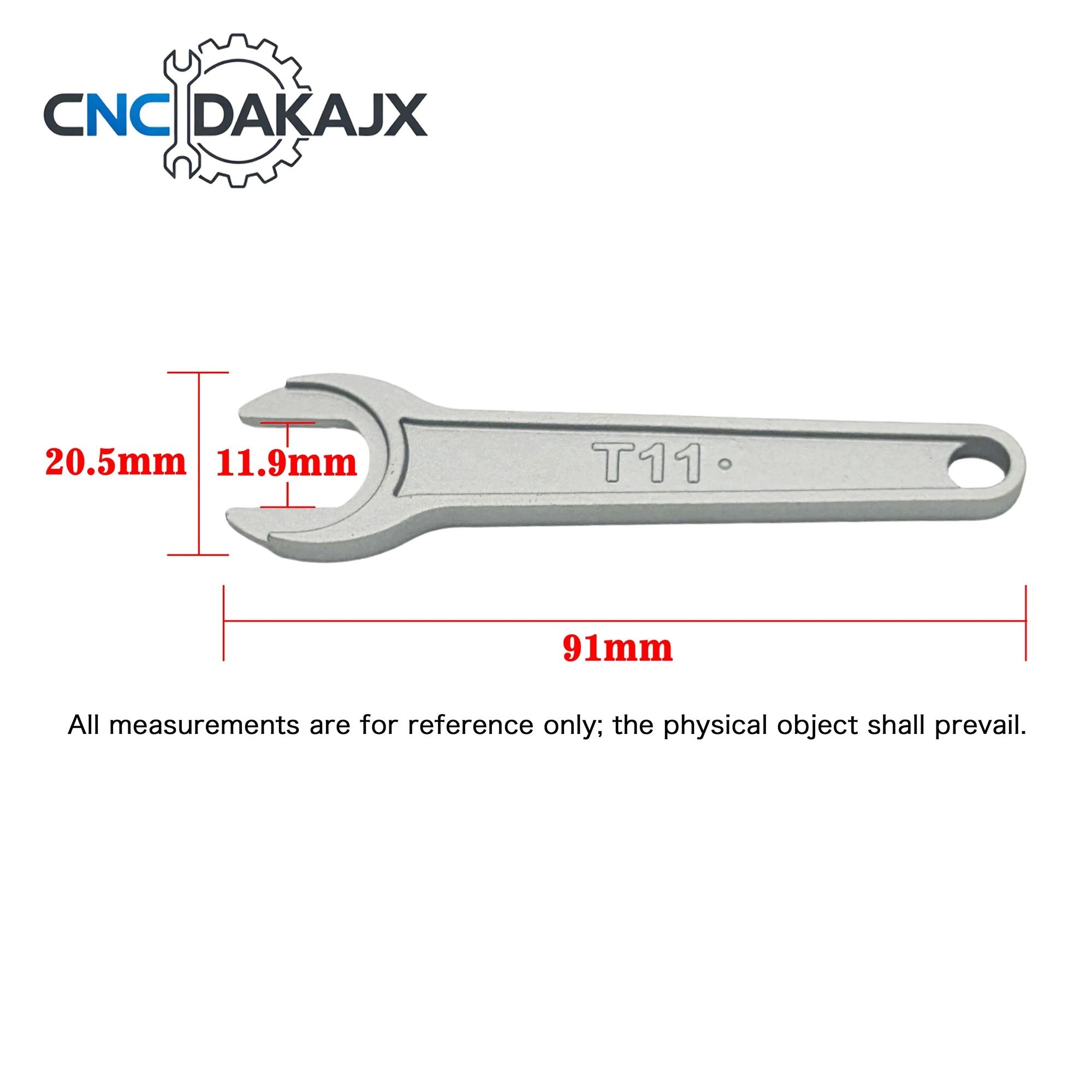 T11 Open End Spanner Special For ISO Spindle Nut CNC Engraving Router Milling Machine Tool Holder Disassembly Maintenance Hand