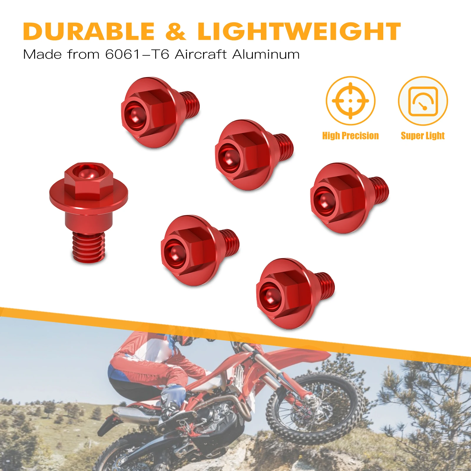 Motorcycle Front Fork Guard Bolts Screw For Honda CRF250R CRF450R CRF 250X 250RX 450X 450RX CRF250RALLY CR85R CRF150R CR125R