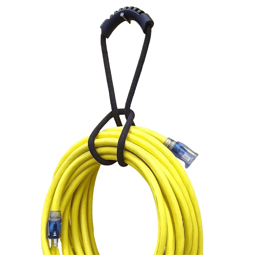 Correa de almacenamiento versátil con asa, organizador Ideal para mangueras, cables, multiusos para el hogar, garaje, barco, accesorio RV, 1 ud.