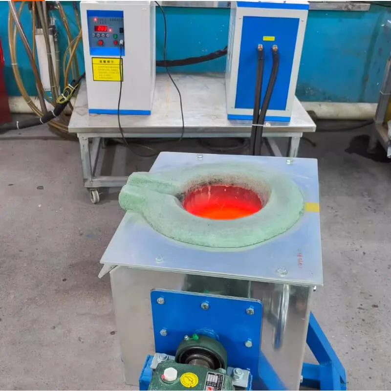 Power Induction Furnace Can Melt 25 Kilograms Of Iron At One Time, And The Melting Process Is Very Fast.