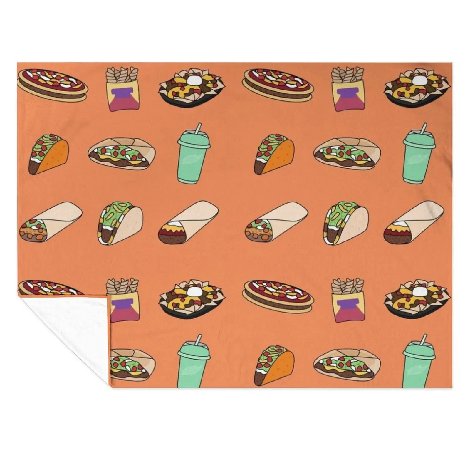 

Taco Bell Throw Blanket Polar blankets ands Multi-Purpose Fashion Sofas Blankets
