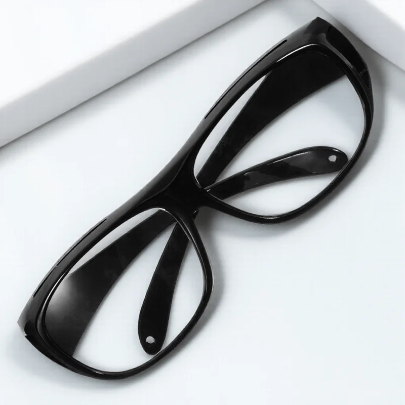 

Foldable Reading Magnifying Glass 2x High Definition Handsfree Elderly Eyewear Black PC Portable Mens Womens magnifier