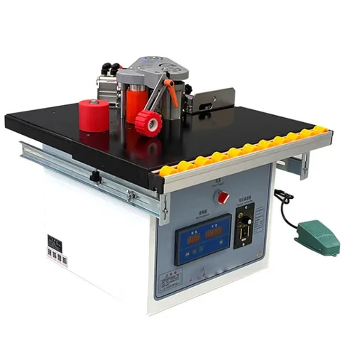 Máquina de bandas de bordes Manual, 1200W, encolado de doble cara, portátil, para carpintería, 220V