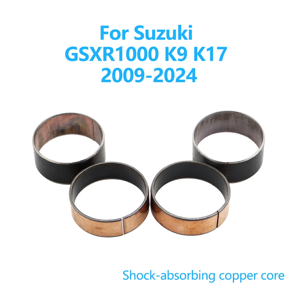 

GSXR1000 Front Fork Bushings Guide Rails Bush Shock Absorption For Suzuki GSXR 1000 K9 K17 2009-2024